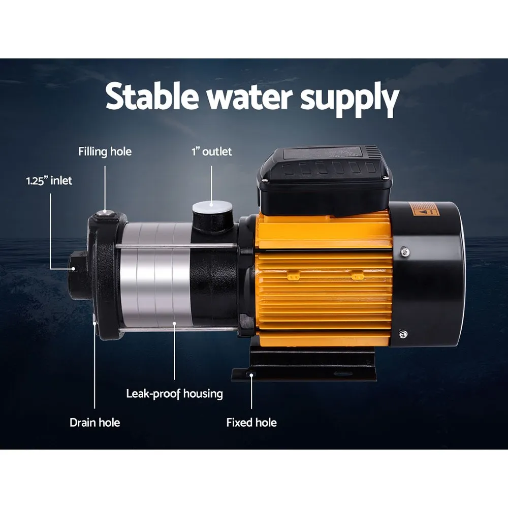 5-Stage Water Pump Pressure Rain Tank Garden Farm House Irrigation 2000W Controller 6000L/H 50m Lift - Image 2