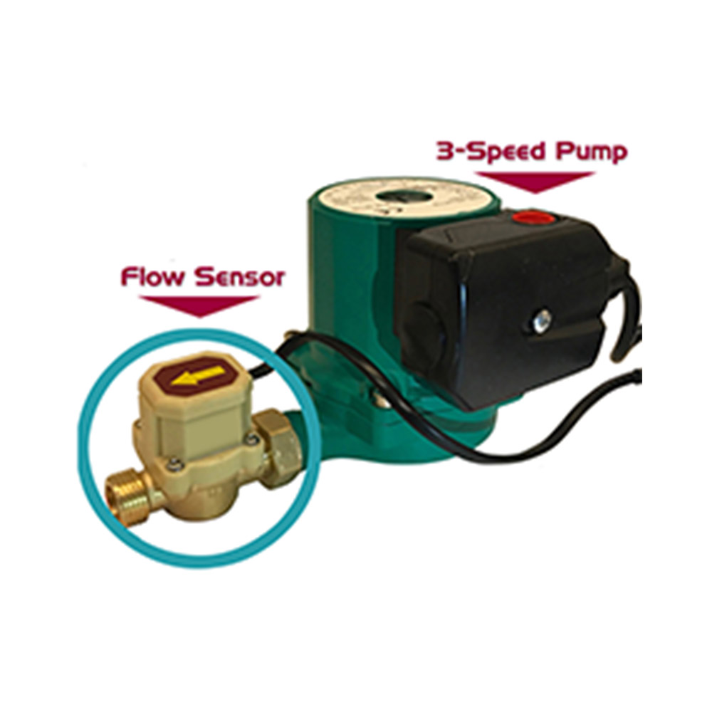 Hot Water Booster Pump 3-Speed