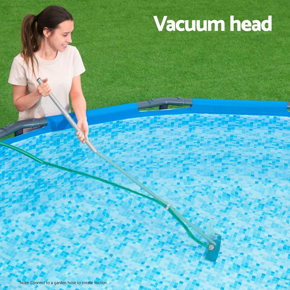 Bestway Pool Cleaning Kit Vacuum Chemical Dispenser Thermometer - Image 4