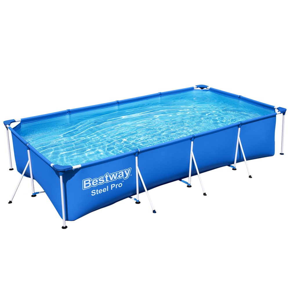 Bestway 5700L Steel Frame Above Ground Pool 400x211x81cm