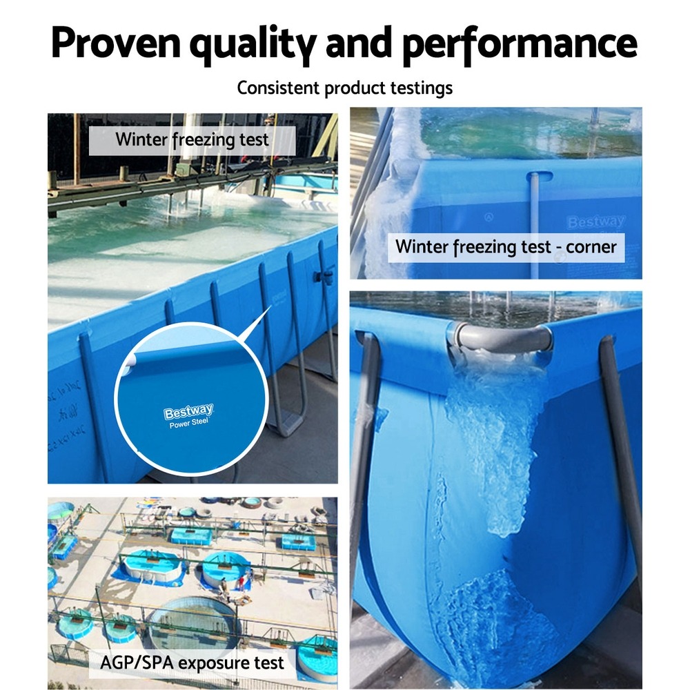 Bestway 5700L Steel Frame Above Ground Pool 400x211x81cm - Image 5