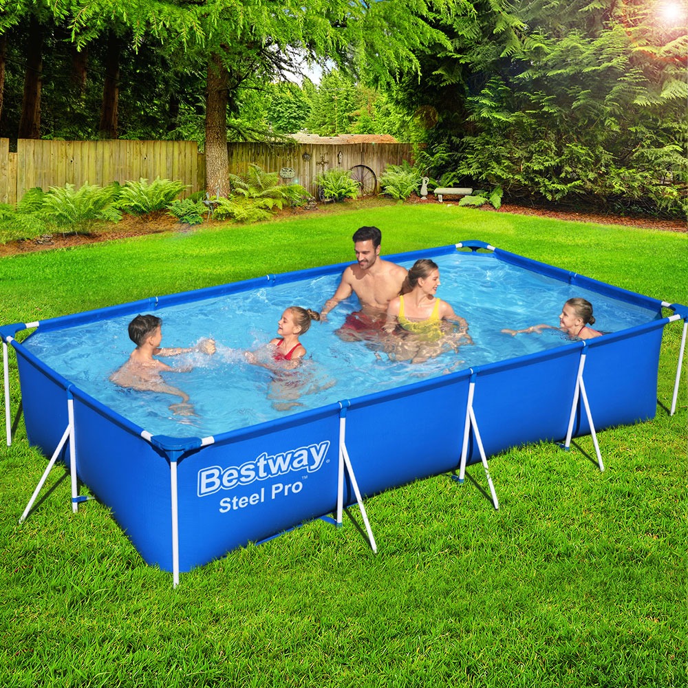 Bestway 5700L Steel Frame Above Ground Pool 400x211x81cm - Image 3