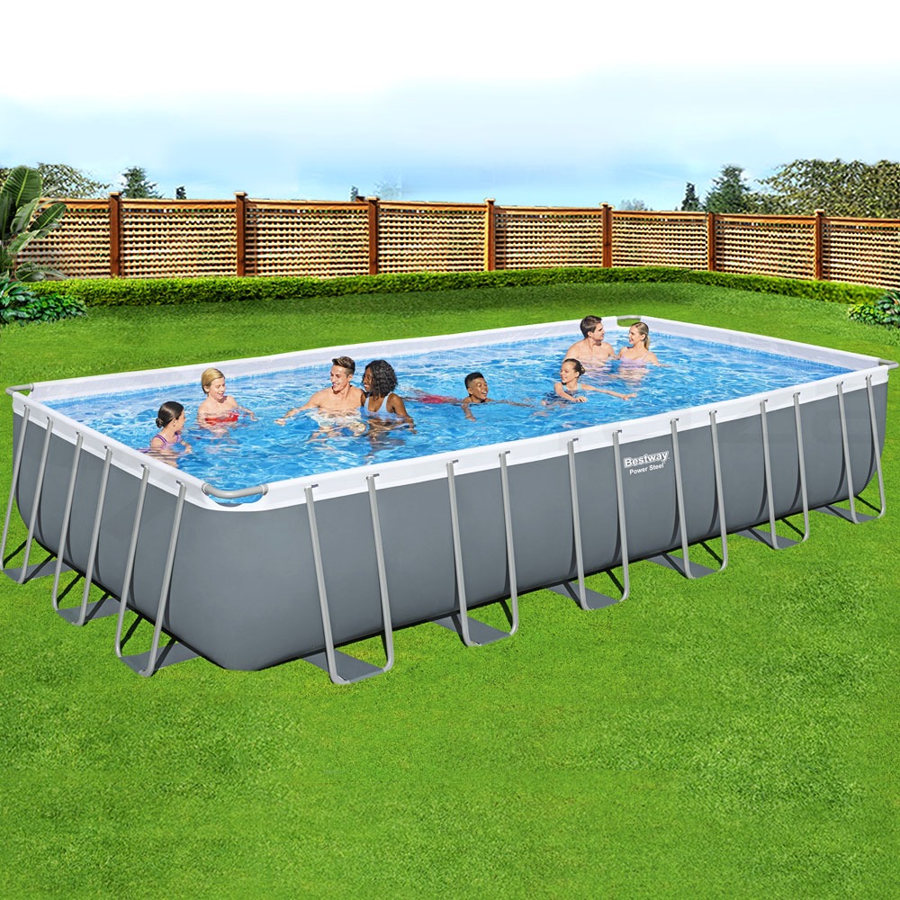 Bestway 30045L Steel Frame Pool 732x366x132cm with Ladder - Image 5