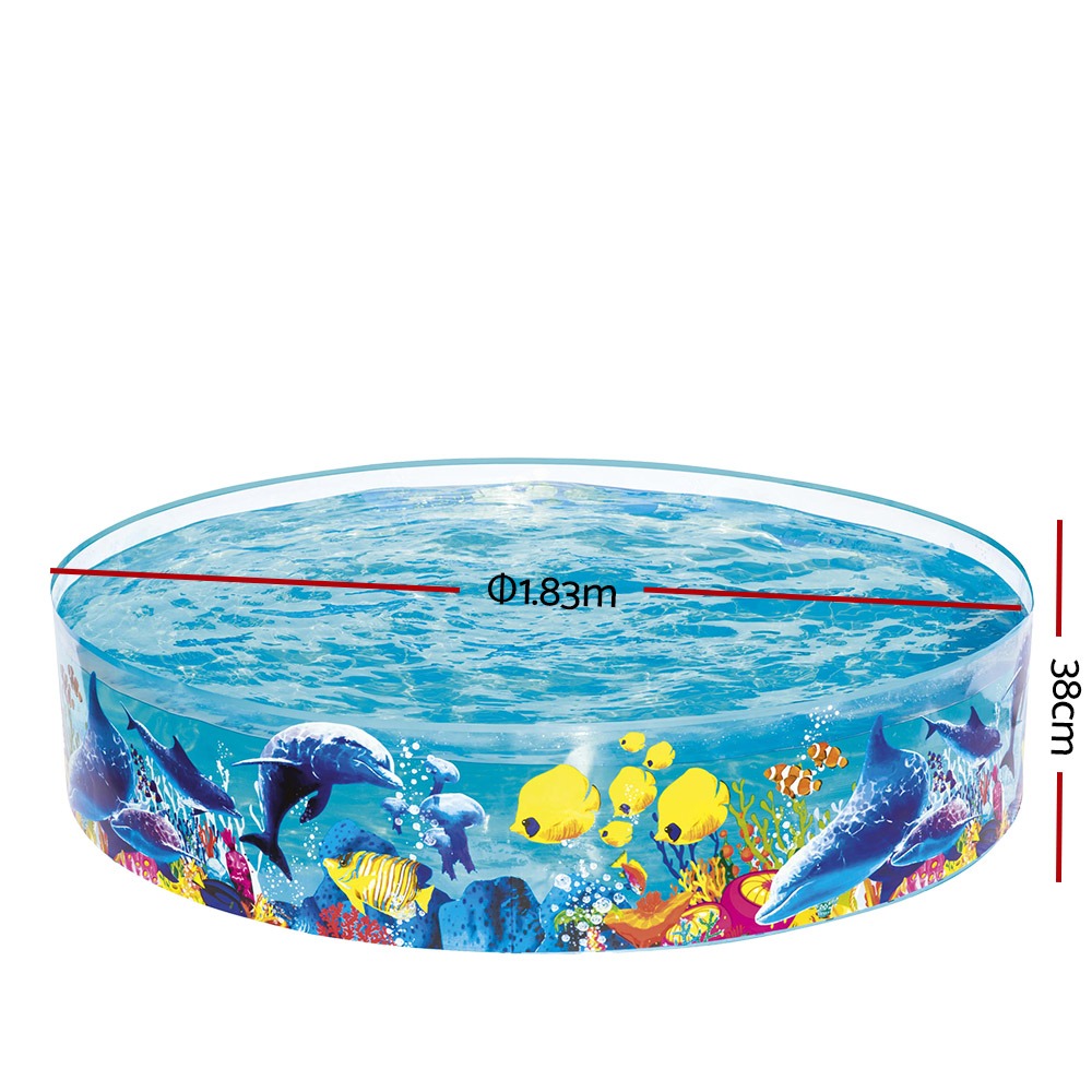 Bestway Kids Undersea Pool 183x38cm Round 946L Above Ground - Image 2