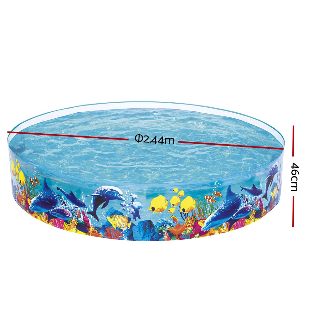 Bestway Kids Undersea Pool 244x46cm Round 2074L Above Ground - Image 2
