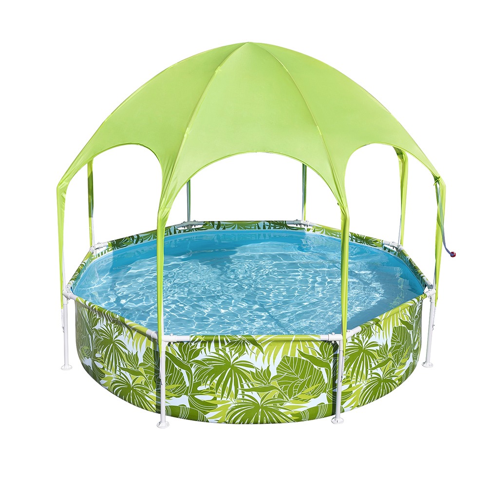 Bestway Kids Steel Frame Pool 244x51cm Canopy 1688L