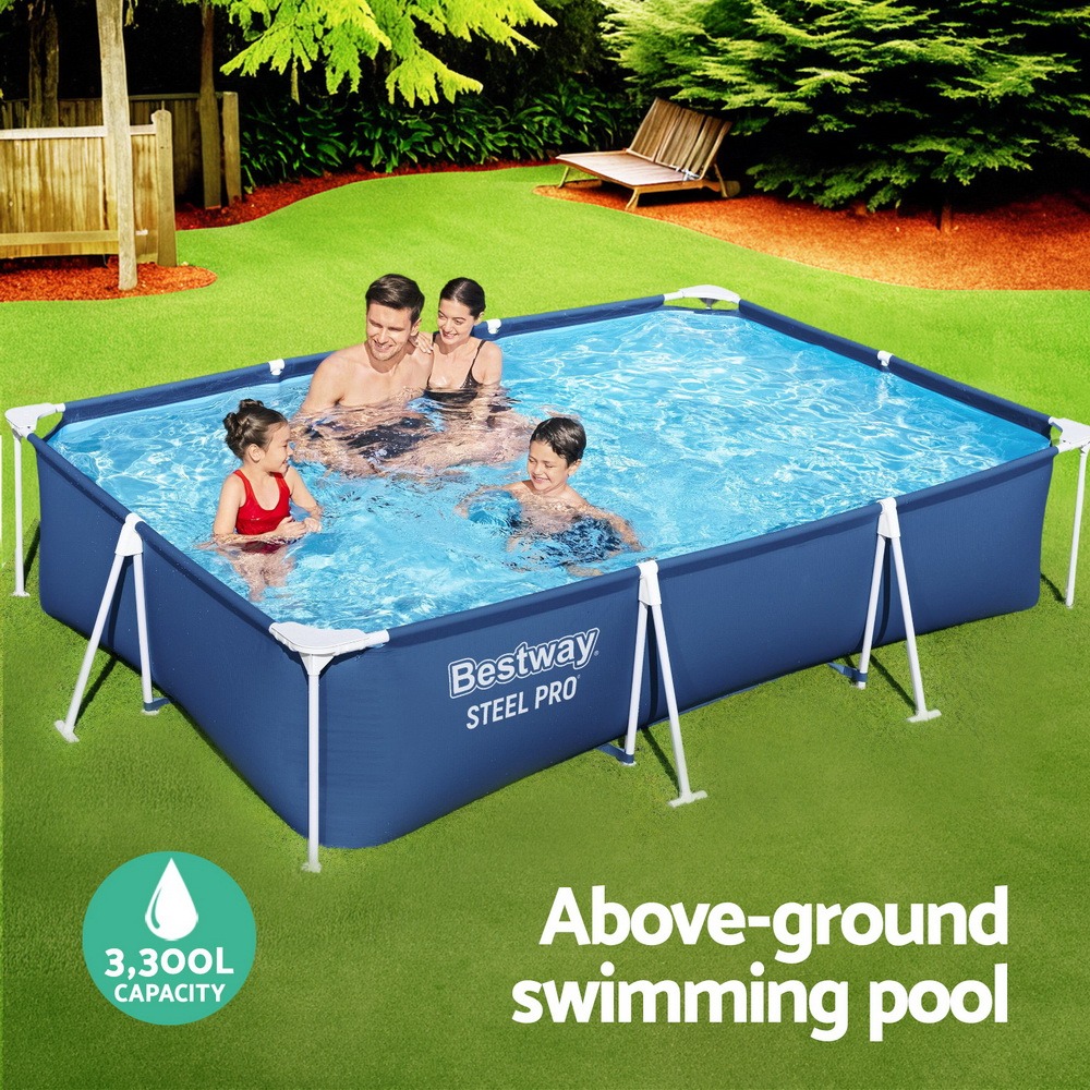 Bestway Steel Frame Pool 300x201x66cm 3300L Above Ground - Image 6