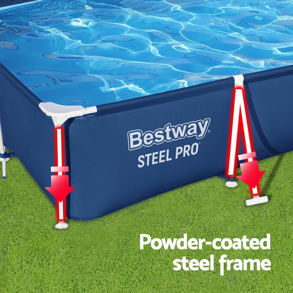 Bestway Steel Frame Pool 300x201x66cm 3300L Above Ground - Image 5
