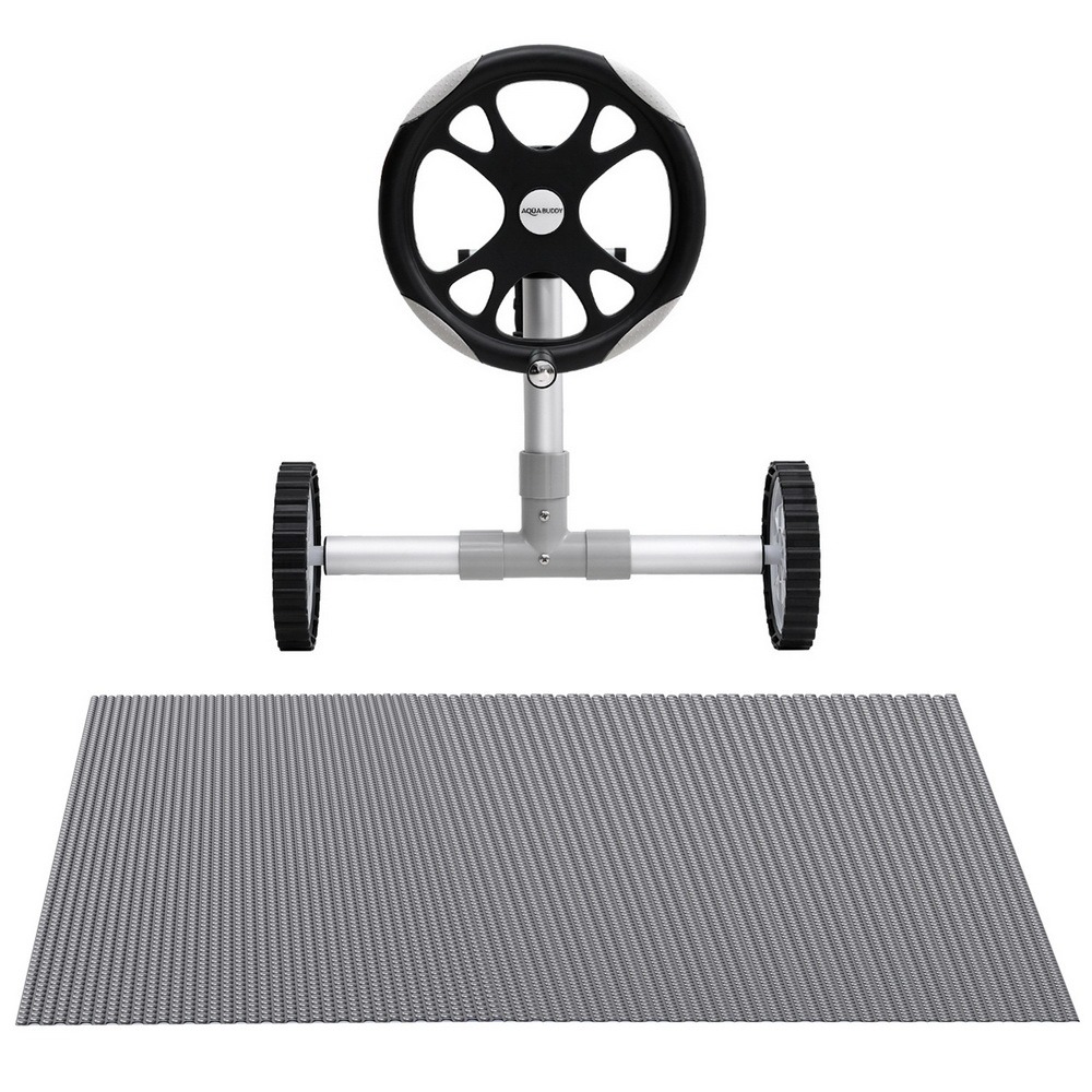 Aqua Buddy 11x6.2m Pool Cover 600 Micron with 6.55m Roller - Image 7