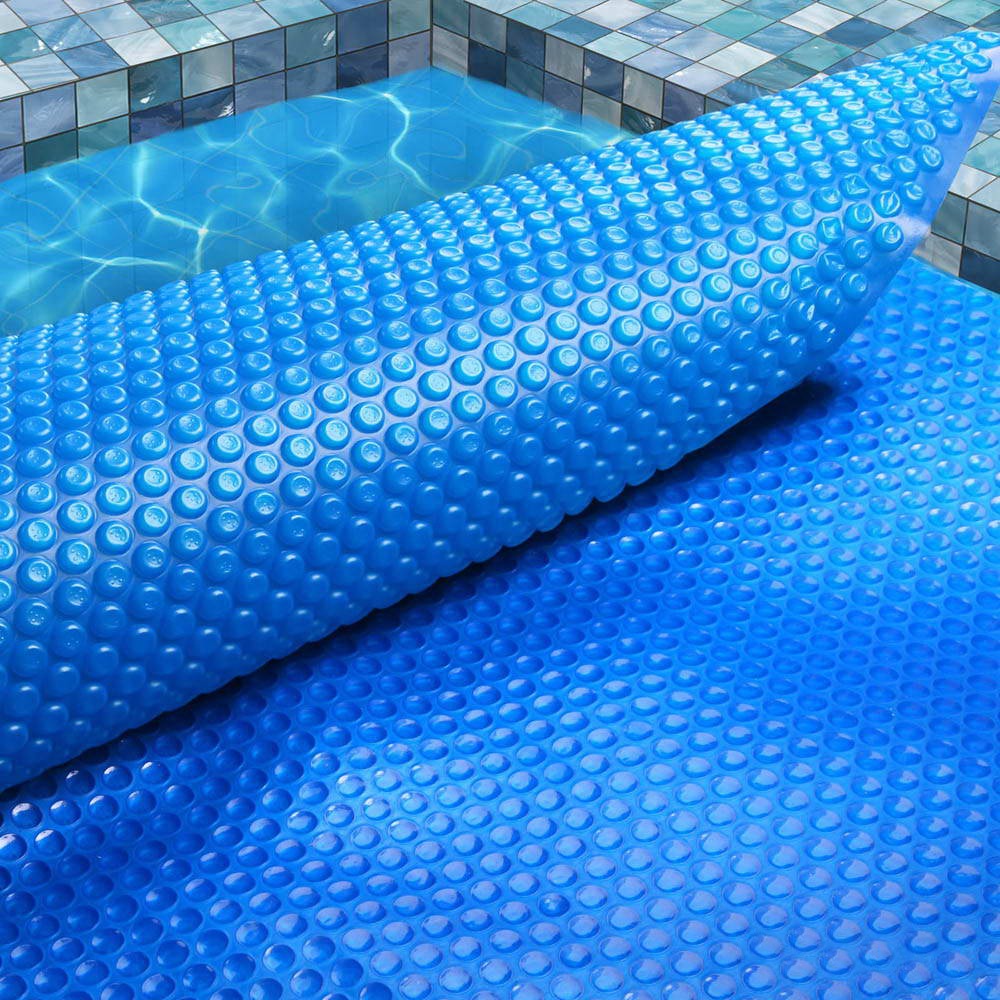 Aqua Buddy 8x4.2m Pool Cover 400 Micron Blue Solar Blanket - Image 3