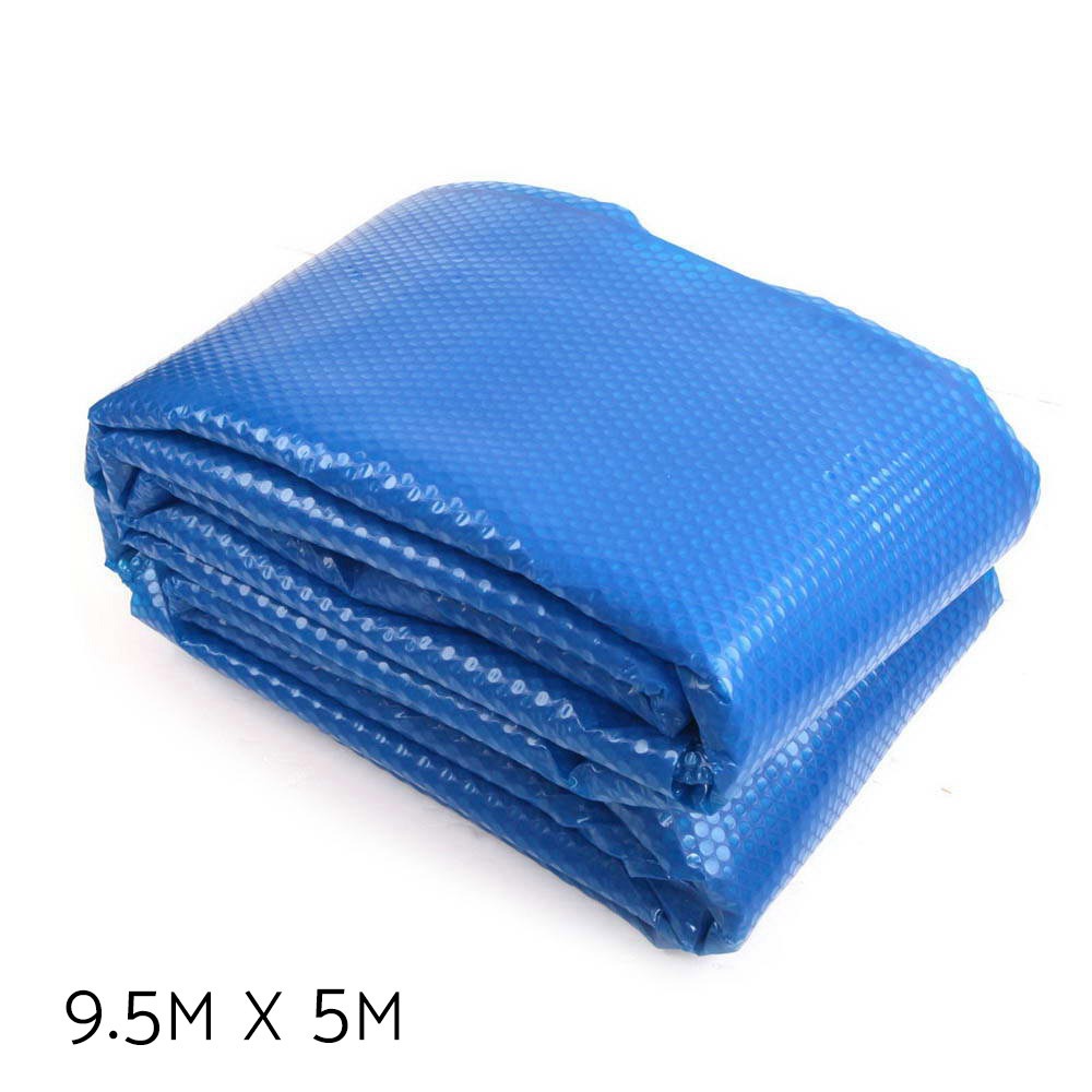 Aqua Buddy 9.5x5m Pool Cover 500 Micron Blue Silver Solar Blanket - Image 8