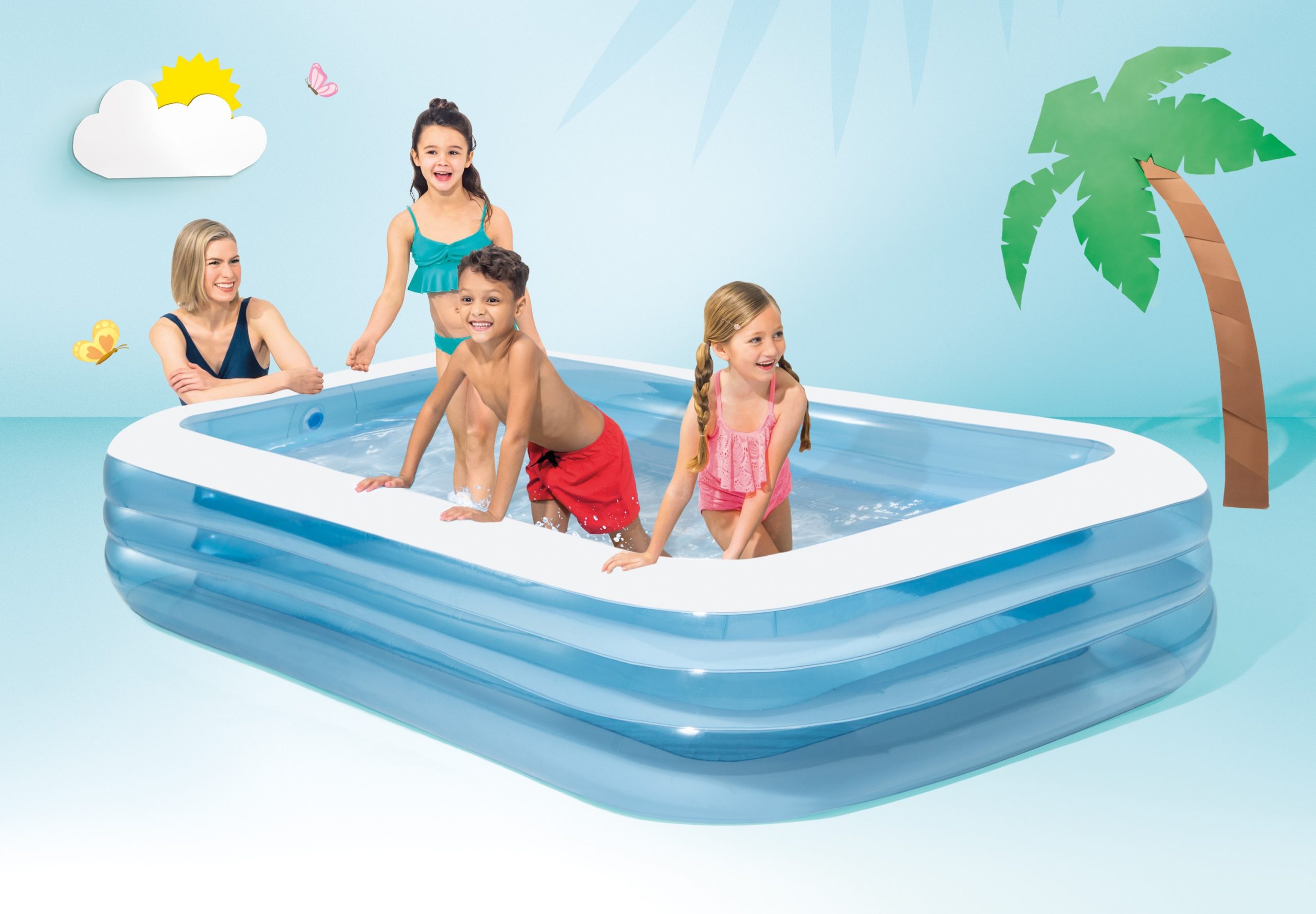 Intex Swim Center Family Inflatable Pool - Image 2