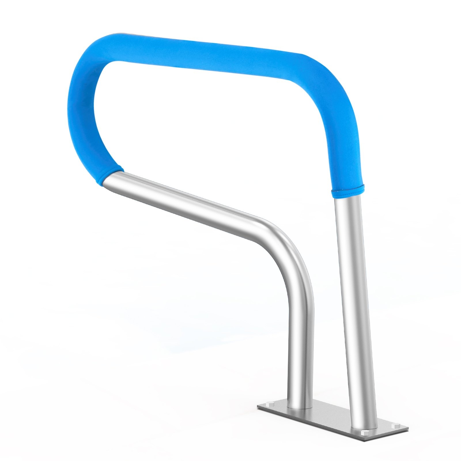VEVOR Pool Handrail 32x23 Stainless Steel Safety Rail w/ Base Plate