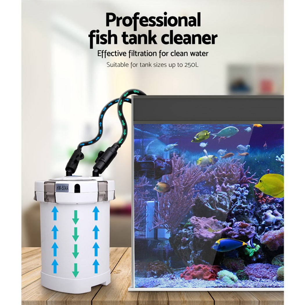 14W Aquarium Filter Fish Tank External Canister Water Pump 1250L/H - Image 7