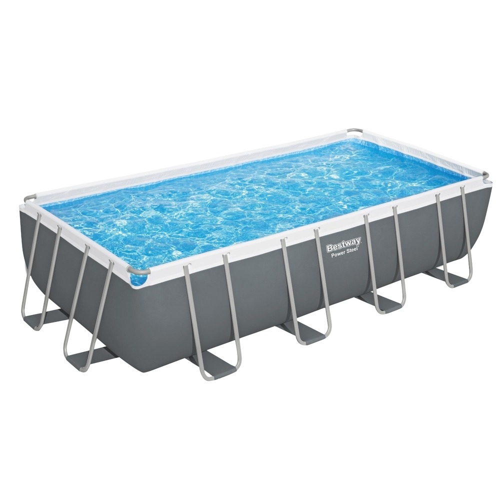 Steel Frame Swimming Pool 549x274x122cm 14812L w/ Pump & Ladder 5678L/H
