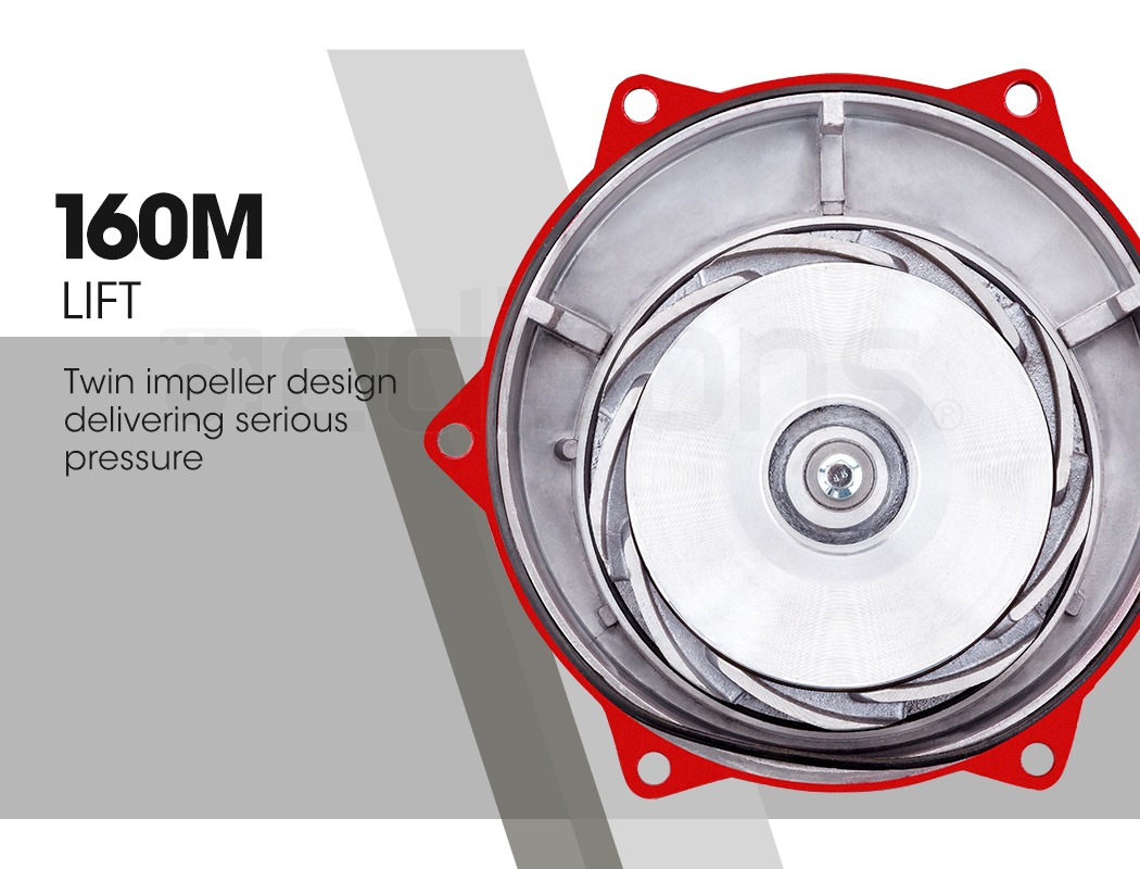 WARTON 8HP 1.5" & 2" Petrol High Pressure Water Transfer Pump Irrigation Fire Fighting - Image 7