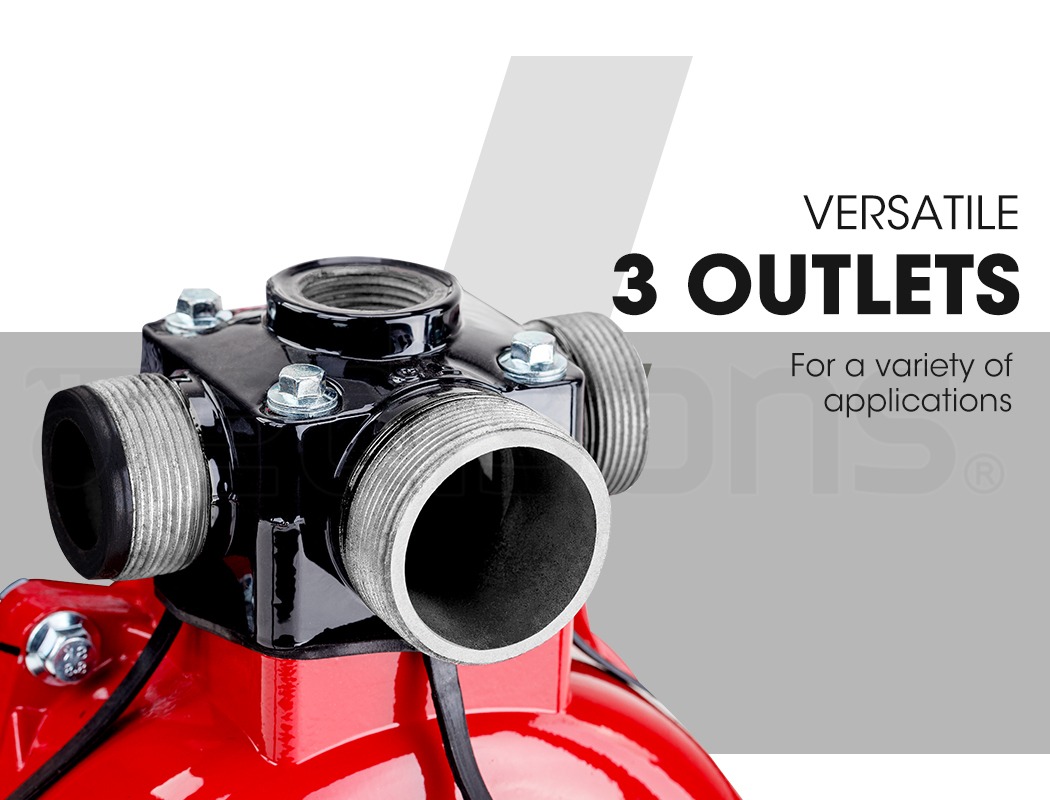 WARTON 8HP 1.5" & 2" Petrol High Pressure Water Transfer Pump Irrigation Fire Fighting - Image 6