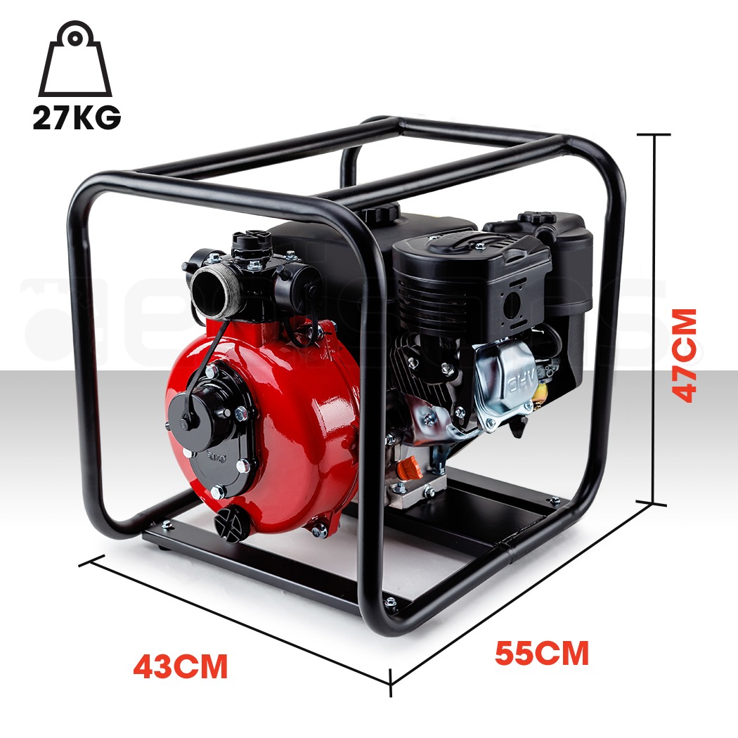WARTON 8HP 1.5" & 2" Petrol High Pressure Water Transfer Pump Irrigation Fire Fighting - Image 3
