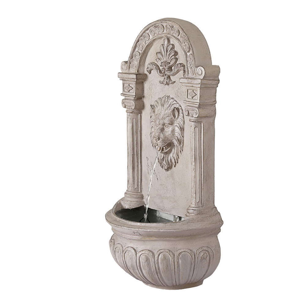 Wall Mount Solar Fountain Water Feature Beige Garden Fountain 200L/H Flow 77CM Lift - Image 7