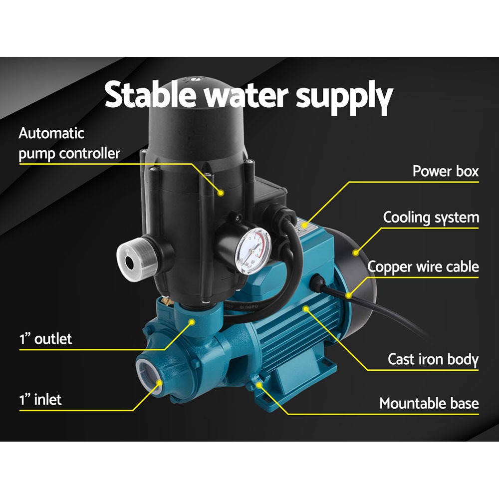Auto Peripheral Pump QB60 Clean Water Garden Boiler Car Wash & Irrigation Use 35L/Min Flow 35M Head - Image 7