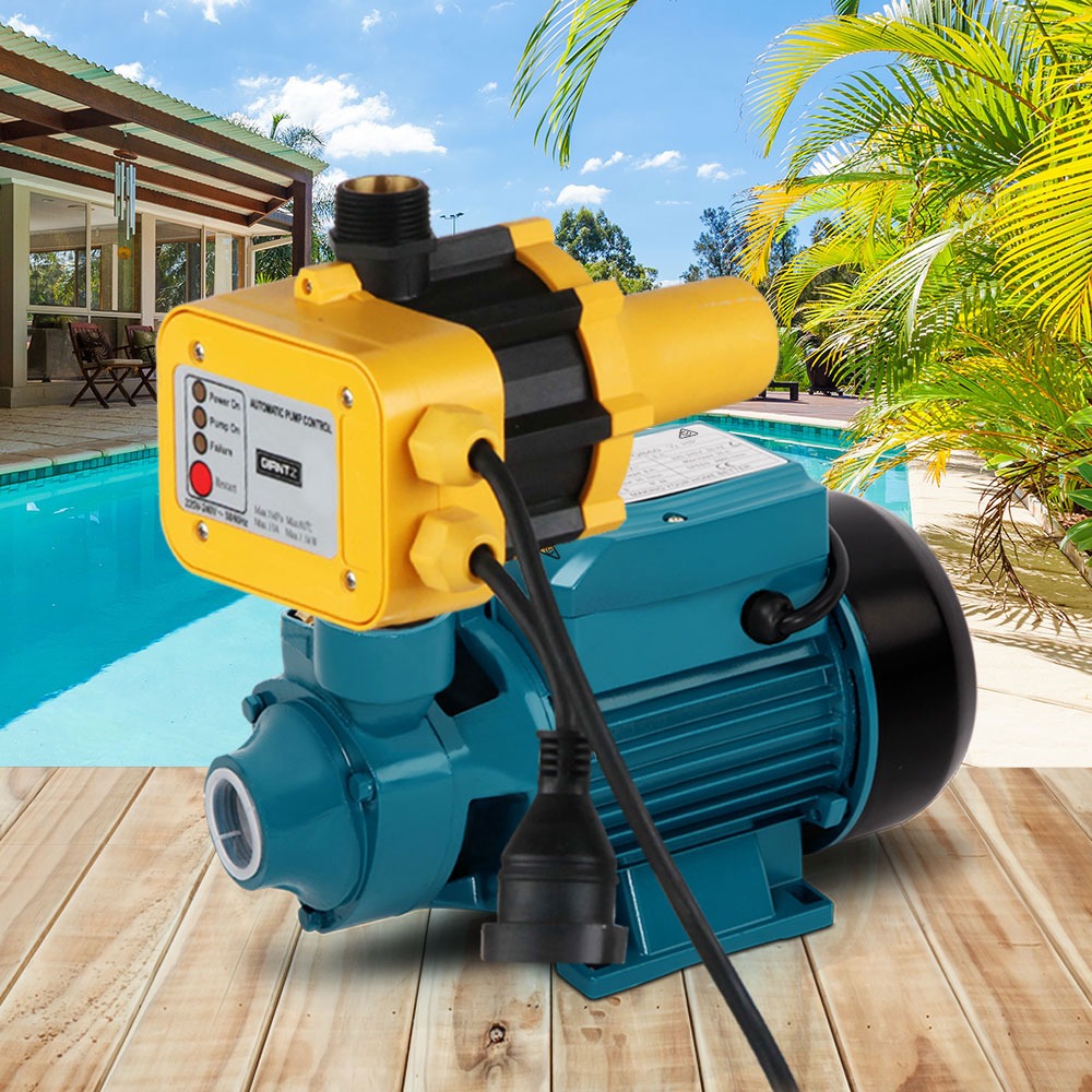 Peripheral Pump with Auto Controller Clean Water Garden Farm Rain & Irrigation Use 35L/Min Flow 35M Head