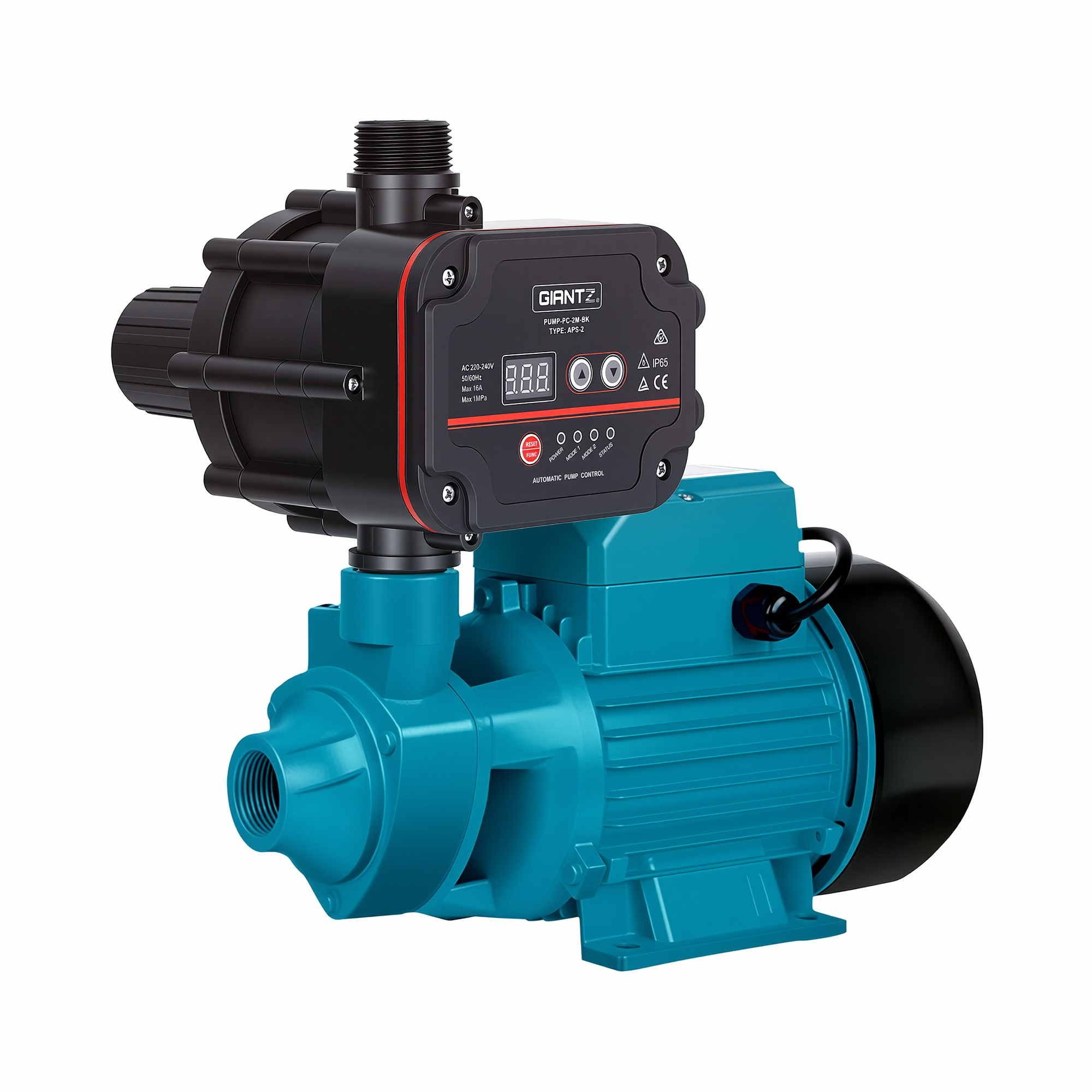 Peripheral Water Pump with Auto Controller Cast Iron Garden & Irrigation Use 1HP 35L/Min Flow 35M Head