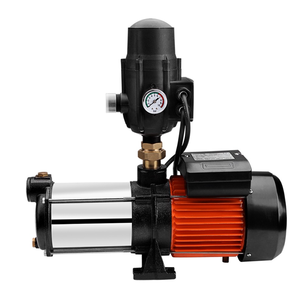 5-Stage Auto Garden Pump Irrigation Booster Home Farm Lawn Black 1800W 12,600L/HR 210L/Min Flow - Image 9
