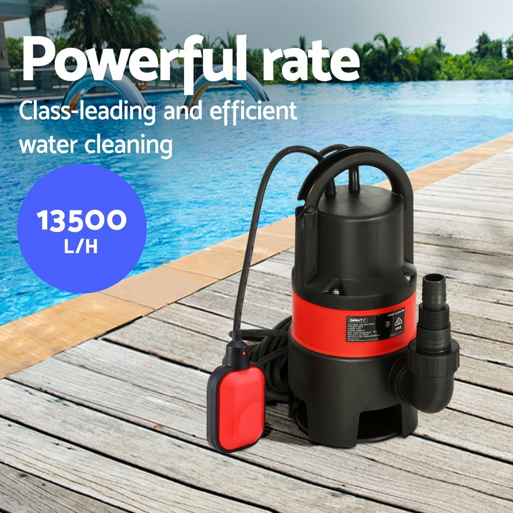 Submersible Water Pump Dirty Clean Water Sump Pool Pond & Flood Use 750W 13,500L/H Flow 8.0M Head - Image 10