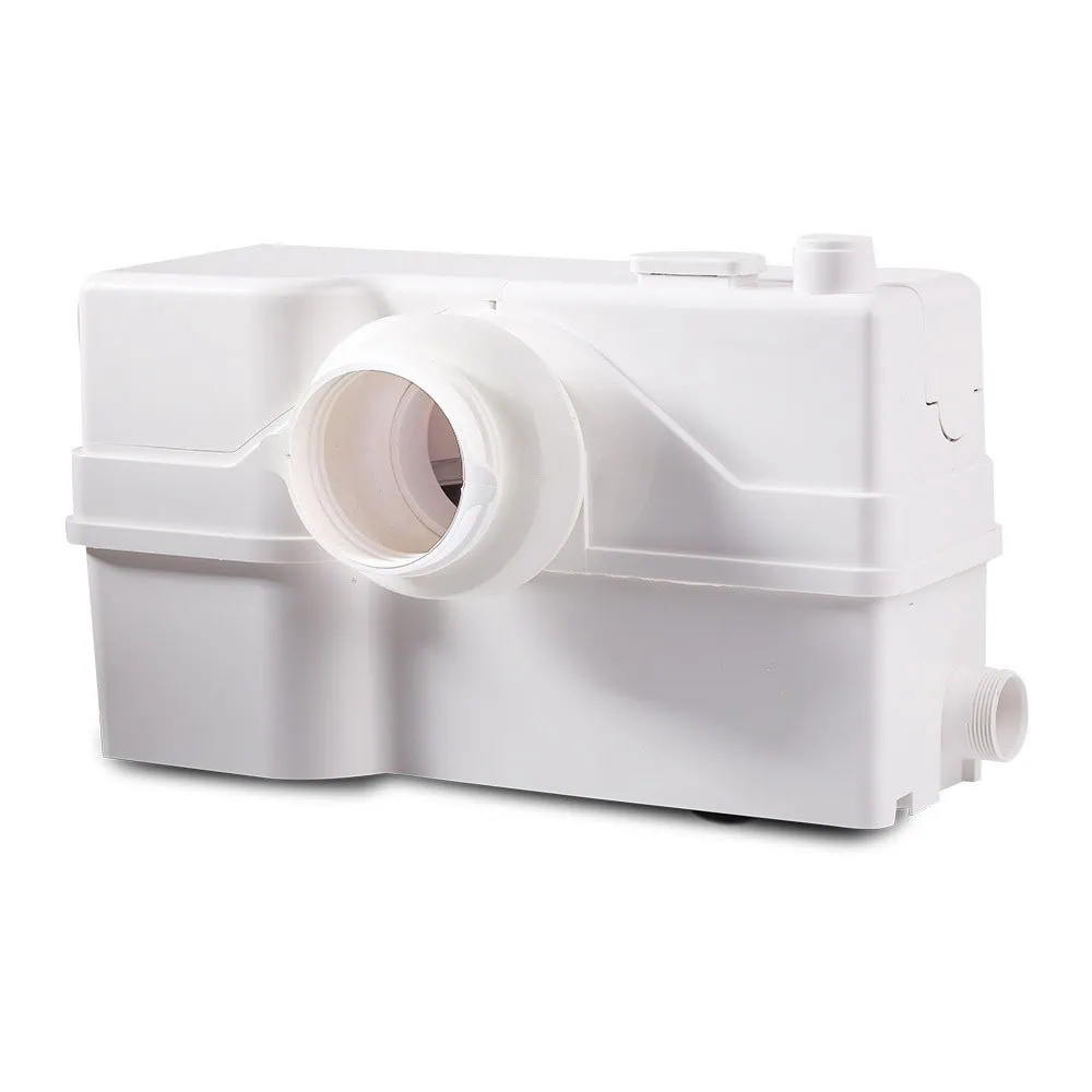 Macerator Pump 800W Commercial 4 Inlet for P-Trap Toilet Upflush Heavy-Duty 180L/min Flow