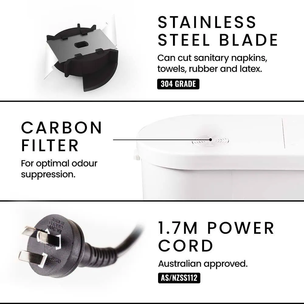 Macerator Pump 800W Commercial 4 Inlet for P-Trap Toilet Upflush Heavy-Duty 180L/min Flow - Image 3