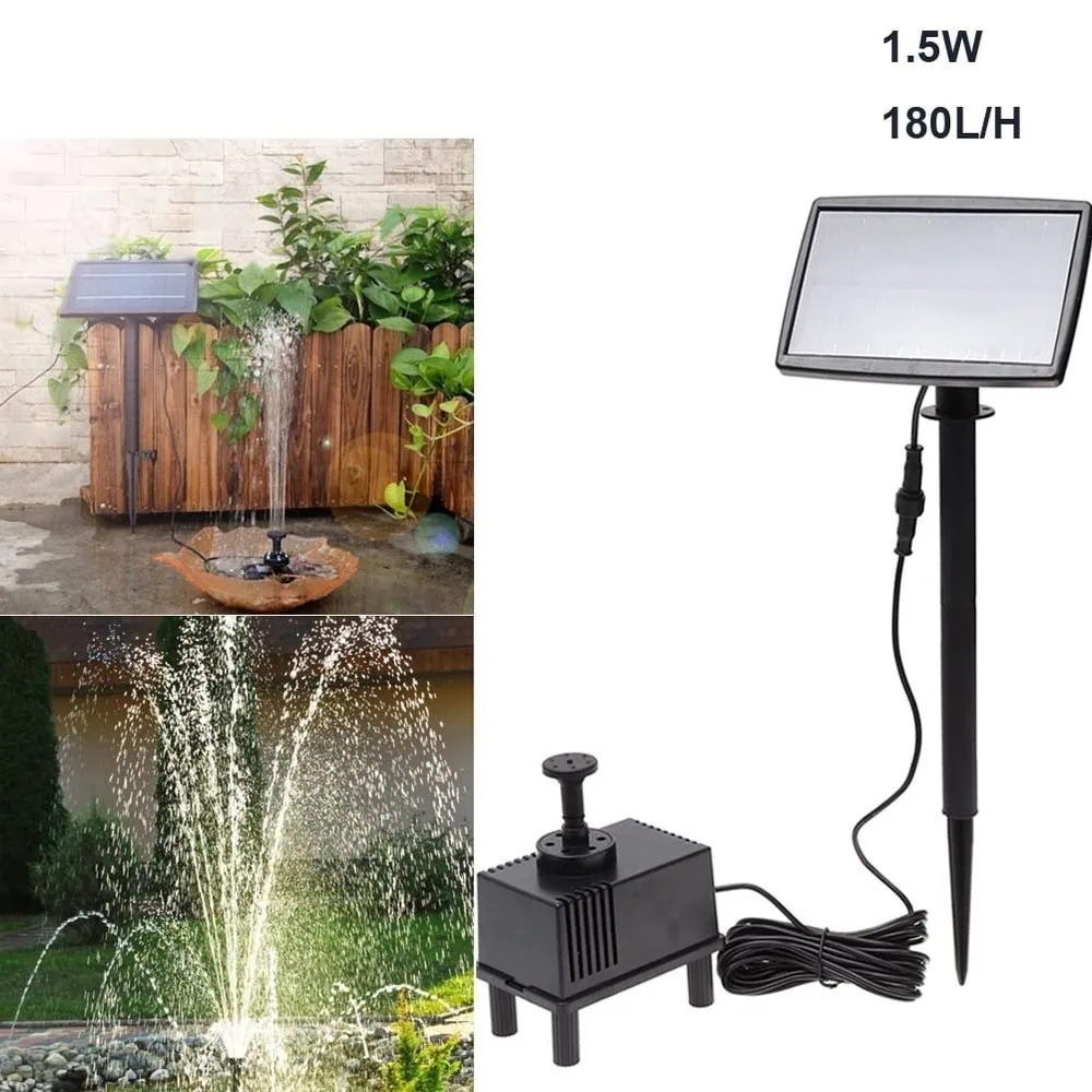 Solar Powered Submersible Pump for Garden Fountains, Ponds & Birdbaths - Image 5