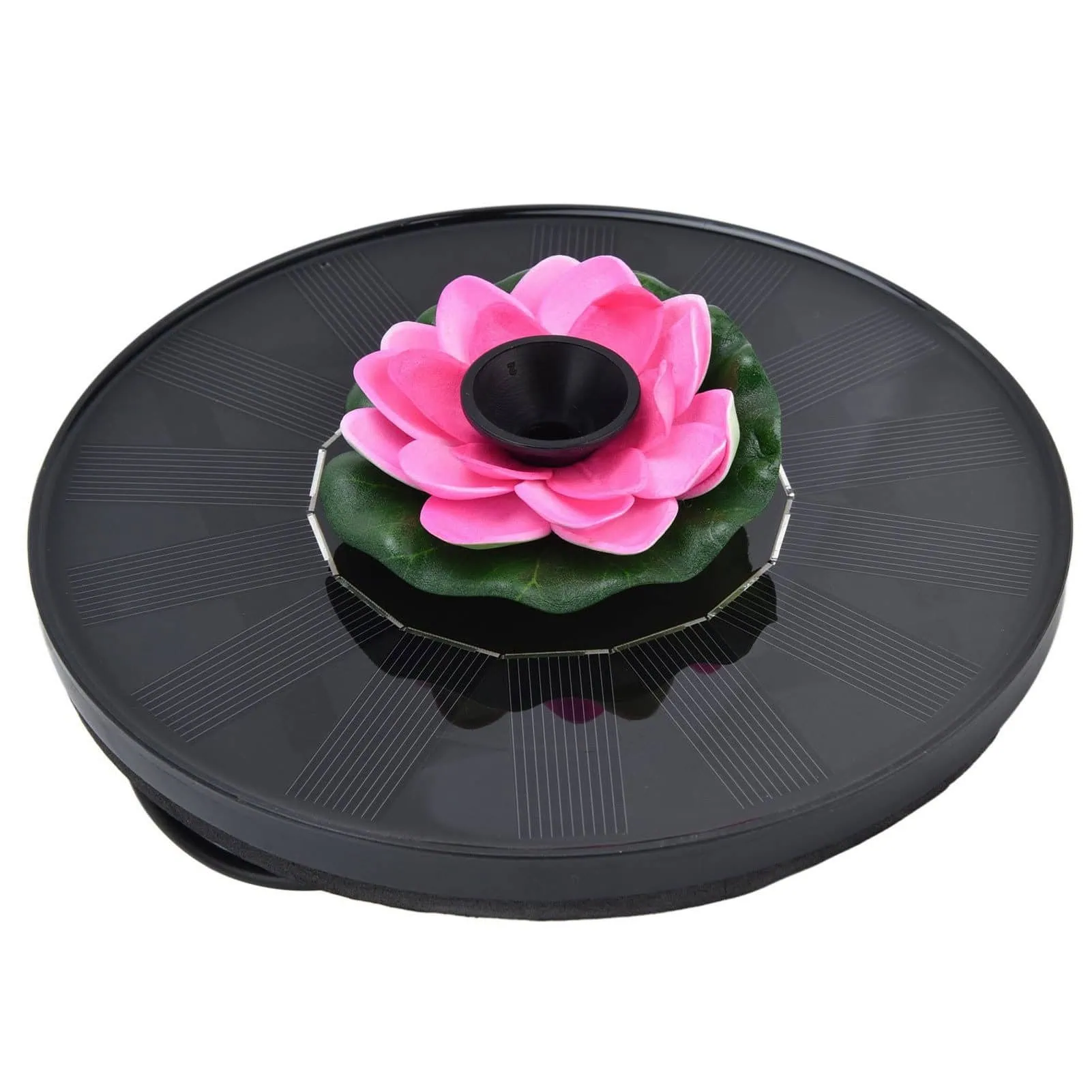Lotus Solar Floating Fountain Pump with 4 Spray Styles – for Birdbaths, Garden Ponds & Pools 180L/H Flow - Image 15