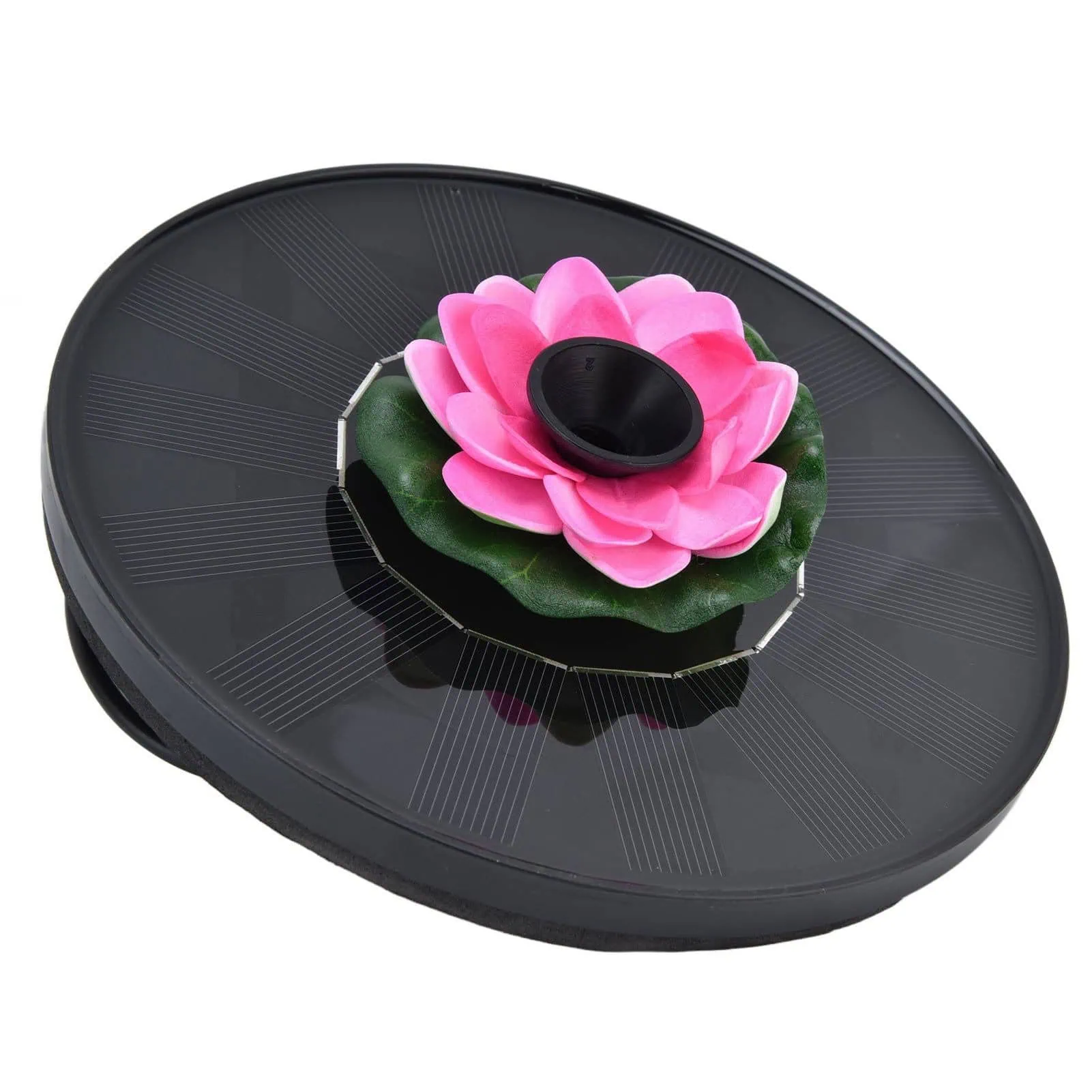 Lotus Solar Floating Fountain Pump with 4 Spray Styles – for Birdbaths, Garden Ponds & Pools 180L/H Flow - Image 14