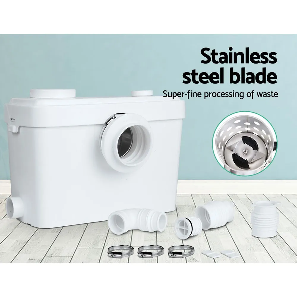 Fully Automatic 600W Macerator Pump Sewerage Toilet Disposal Unit 16,200L/H 9.5m Head - Image 5