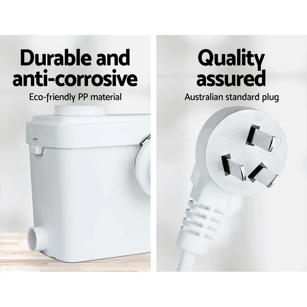 Fully Automatic 600W Macerator Pump Sewerage Toilet Disposal Unit 16,200L/H 9.5m Head - Image 6