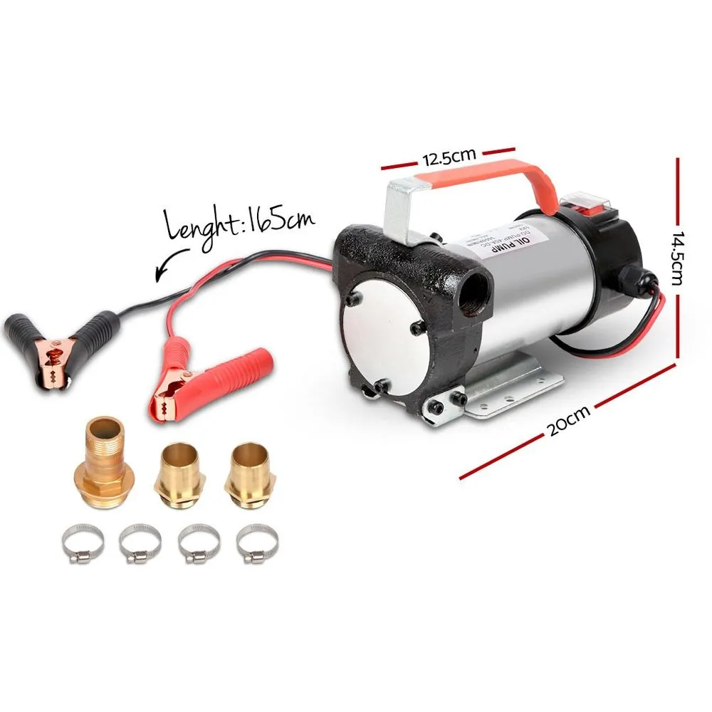 12V Diesel Transfer Pump for Oil, Bio-Diesel and Fuel 2,400L/H 15m Head 180W - Image 2