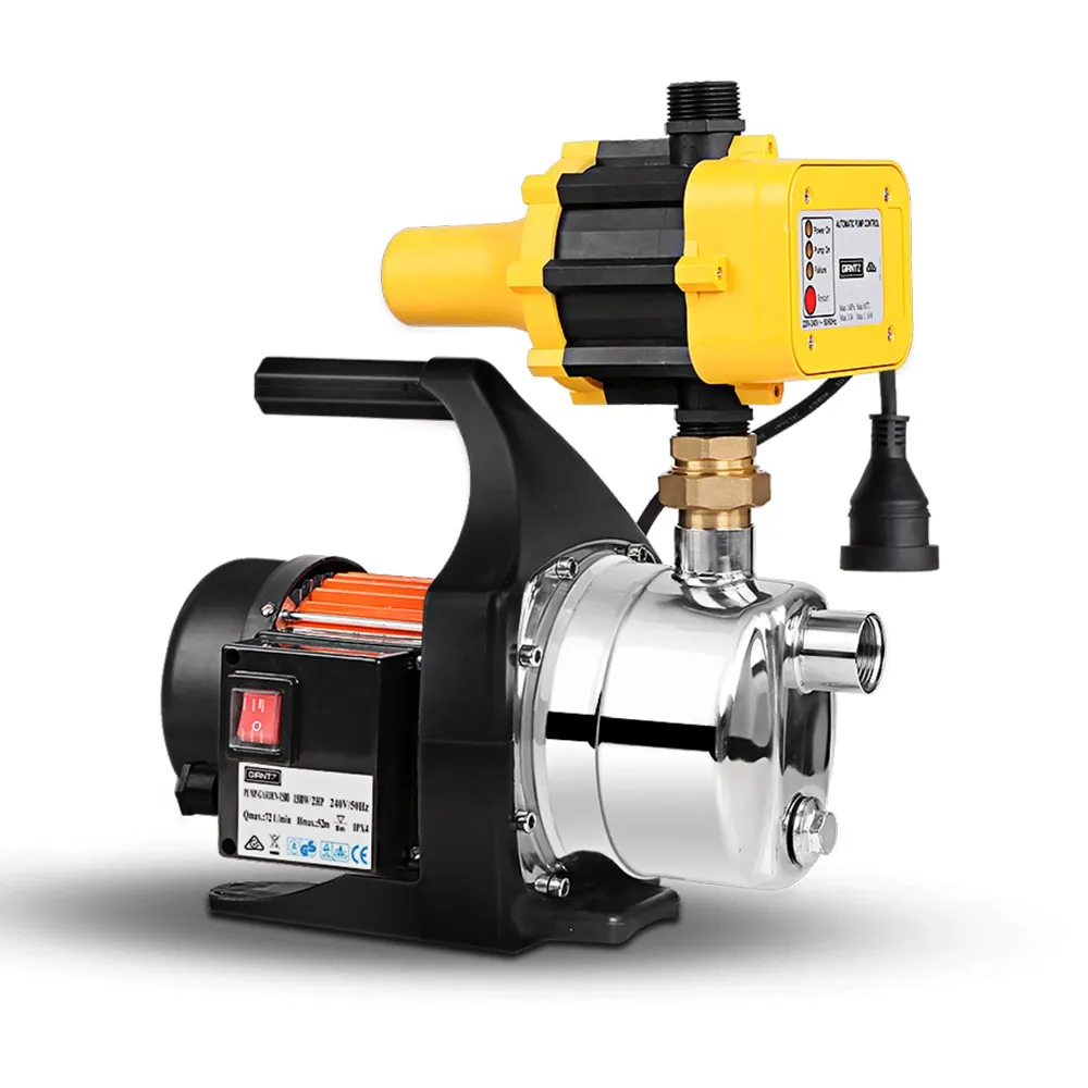 Stainless steel garden water pump with separate automatic pressure controller