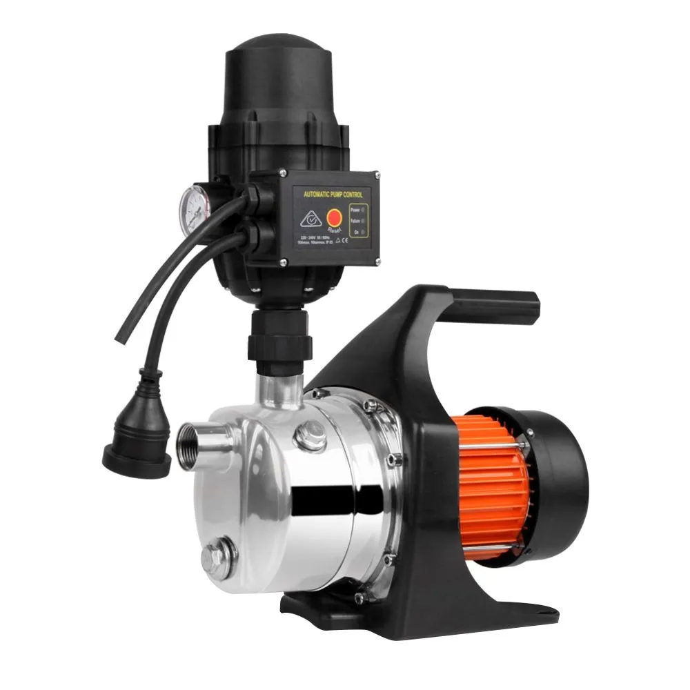 Garden Pump with Controller 800W Max 3,240L/H 40m Head for Rain Tank & Irrigation Black - Image 4