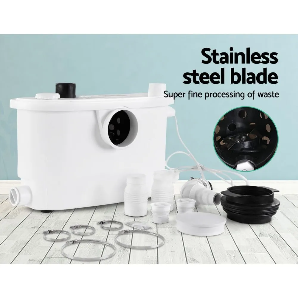 400W Macerator Pump Automatic Toilet Sewerage Solid Waste Grey Water Disposal 16,200L/H 7m Head - Image 3