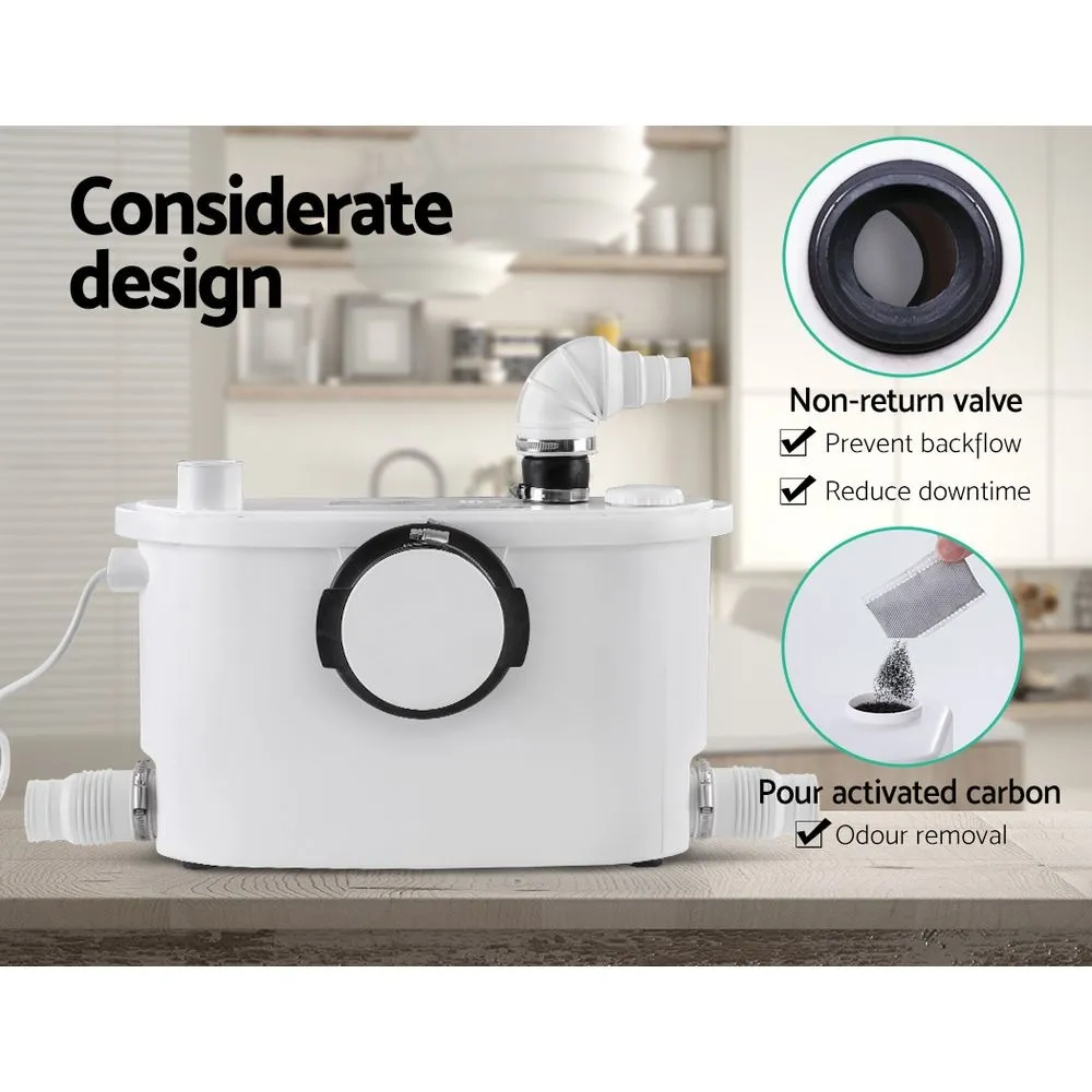 400W Macerator Pump Automatic Toilet Sewerage Solid Waste Grey Water Disposal 16,200L/H 7m Head - Image 5