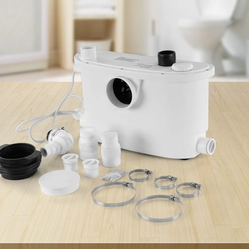 400W Macerator Pump Automatic Toilet Sewerage Solid Waste Grey Water Disposal 16,200L/H 7m Head - Image 7