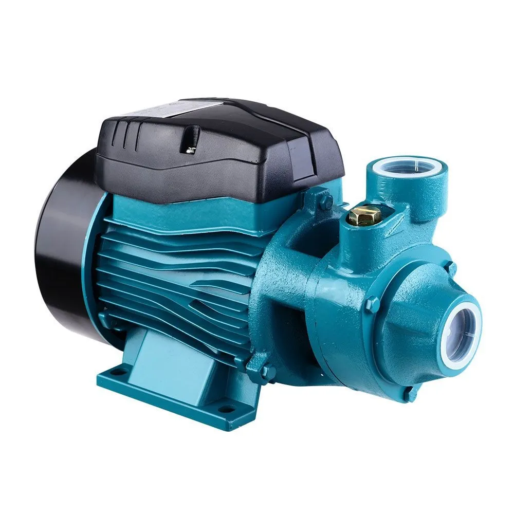 Peripheral water pump with copper motor, brass impeller and mountable base
