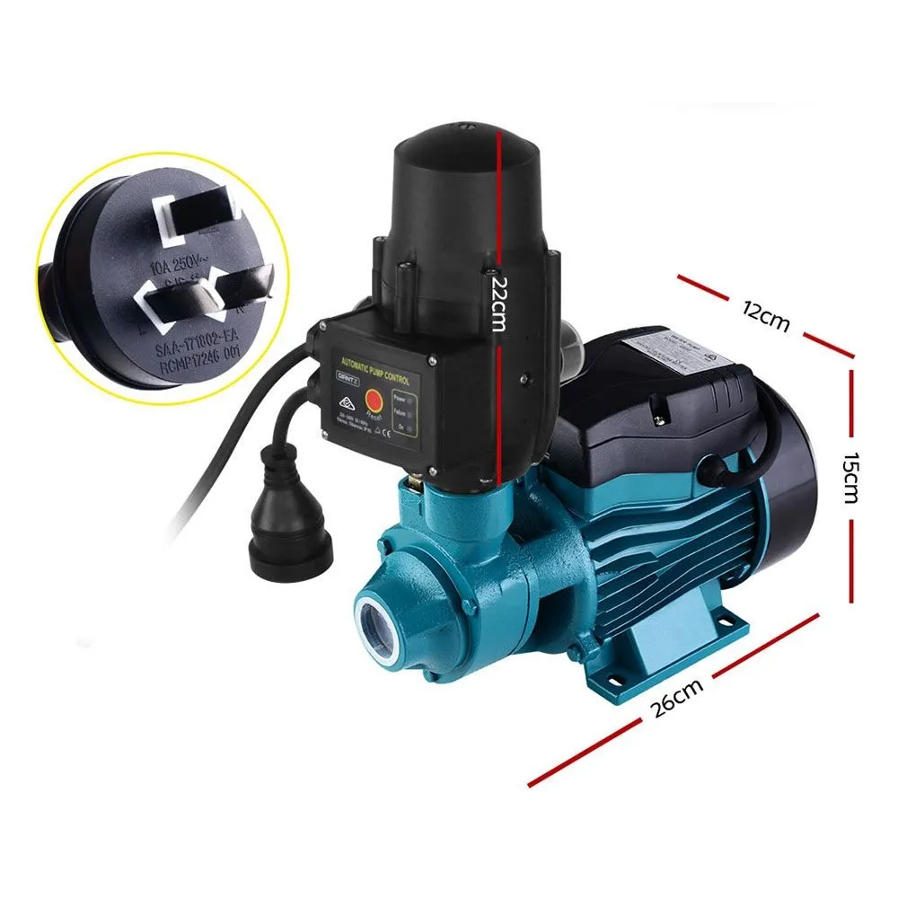 Auto Peripheral Water Pump Electric QB60 370W 2,100L/H 35m Head Garden Irrigation Black - Image 3