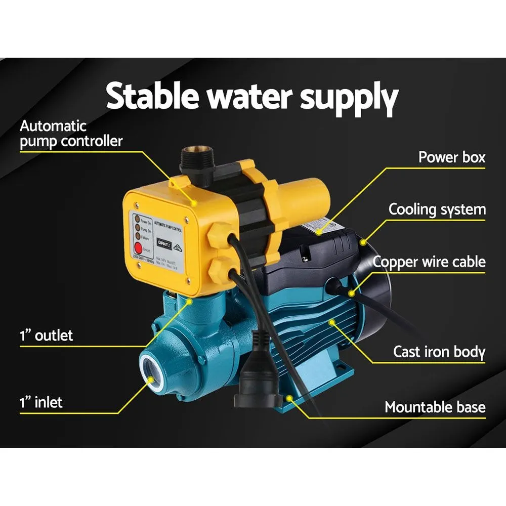 Auto Peripheral Water Pump Electric QB60 370W 2,100L/H 35m Head Garden Irrigation Yellow - Image 4