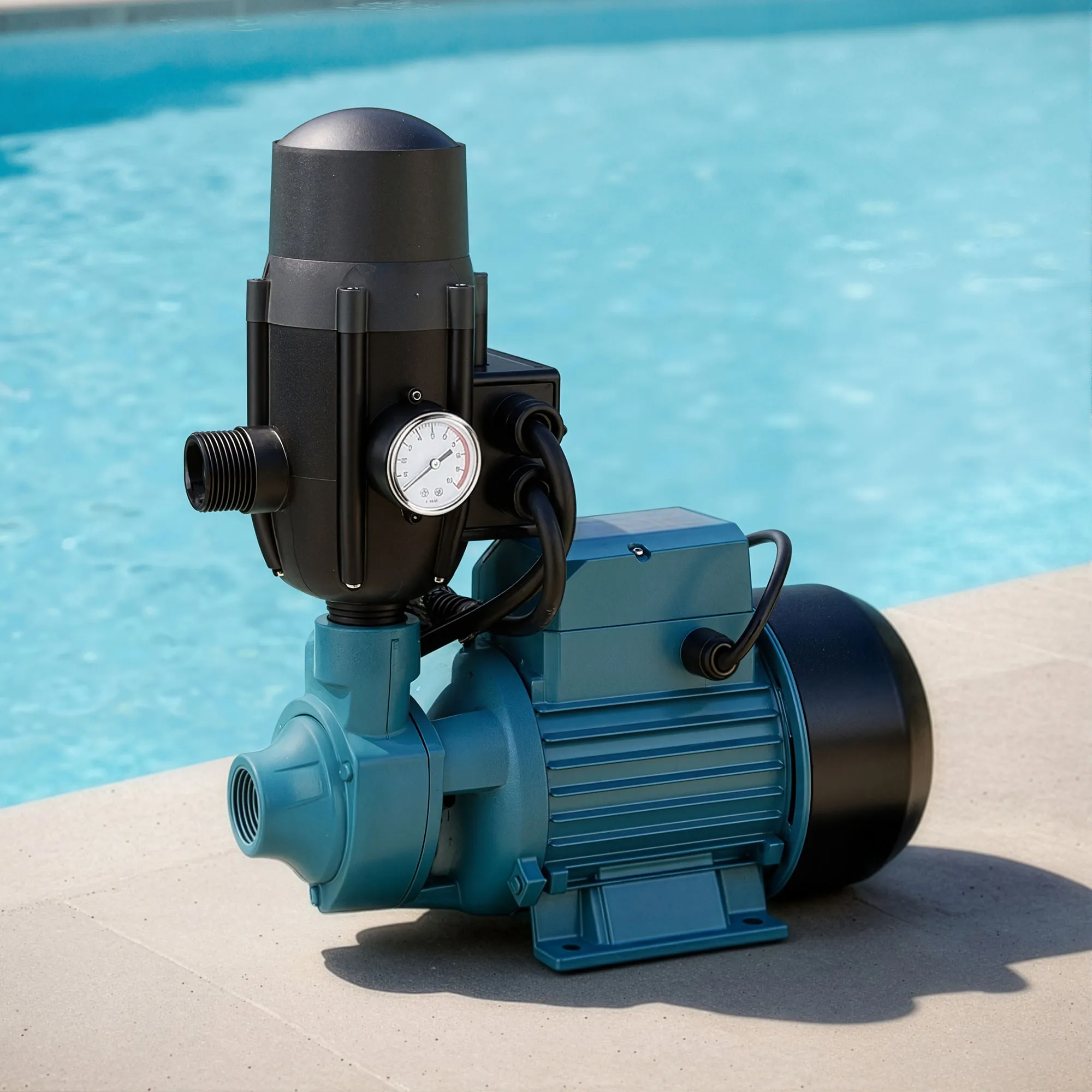 Auto Peripheral Water Pump QB80 750W 3,300L/H 60m Head Garden Irrigation Black - Image 2
