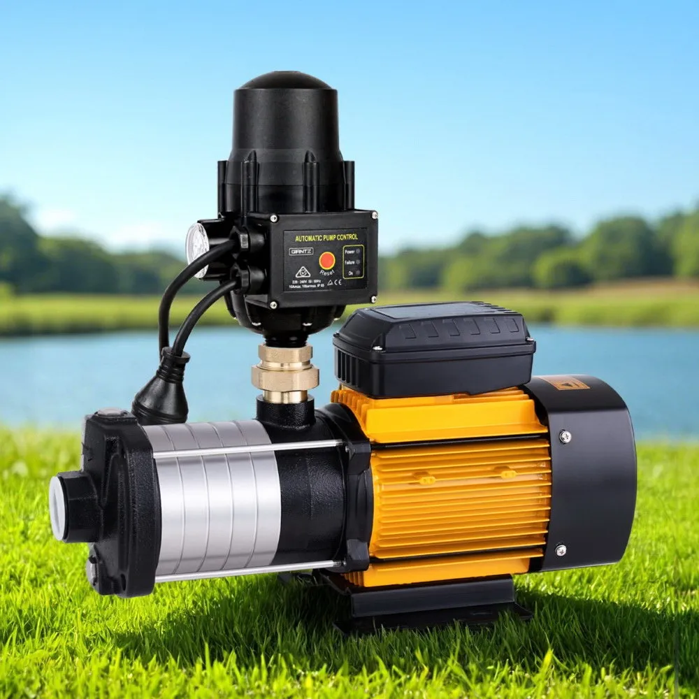 6 Stage Water Pump with Controller 2500W Max 12,000L/H 70m Head Rain Tank Garden Farm House Irrigation Black - Image 7