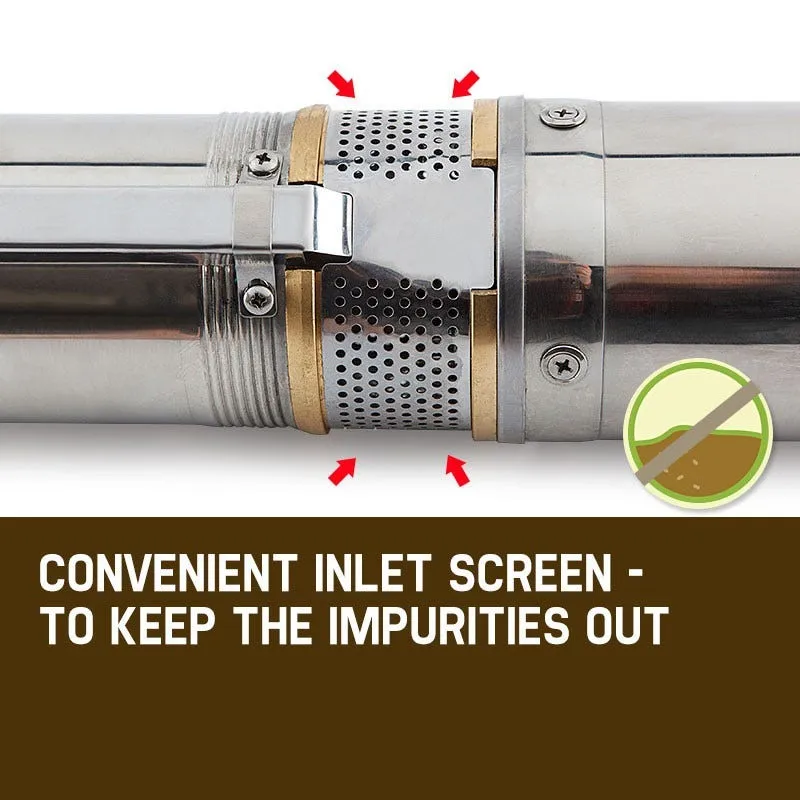 Bore Water Pump 2HP Submersible Stainless Steel 240V 4,980L/H 155m Head - Image 12