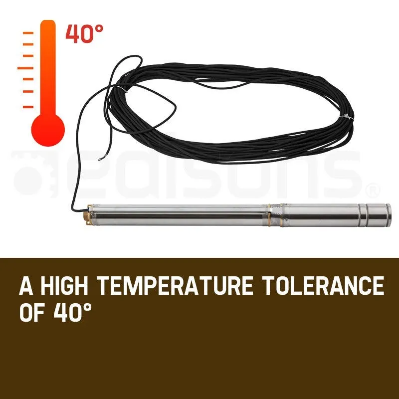 Bore Water Pump 2HP Submersible Stainless Steel 240V 4,980L/H 155m Head - Image 9
