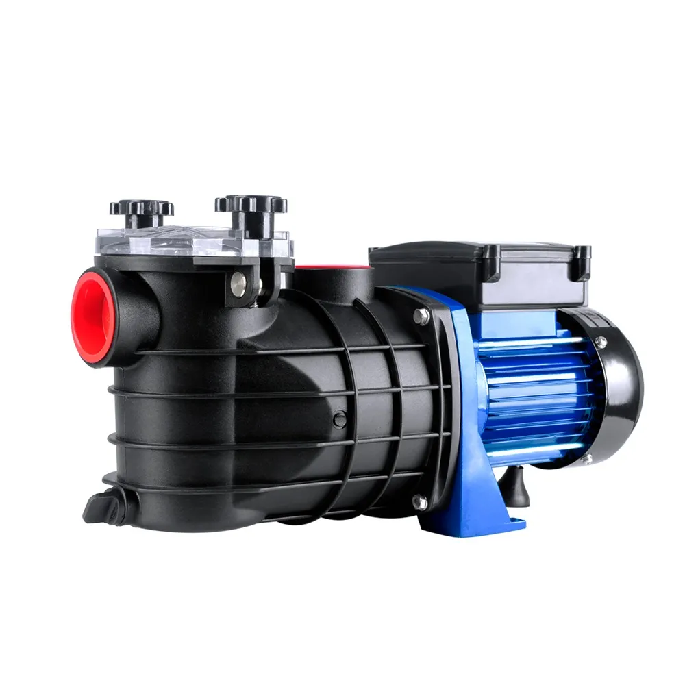 Giantz swimming pool water pump with lint and hair trap and transparent cover