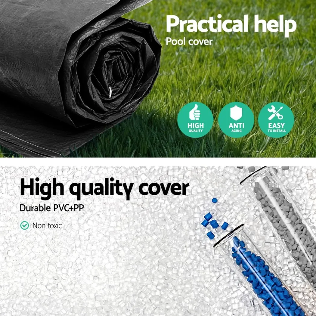 2.44m Pool Cover Above Ground PVC with Drain Holes - Image 4